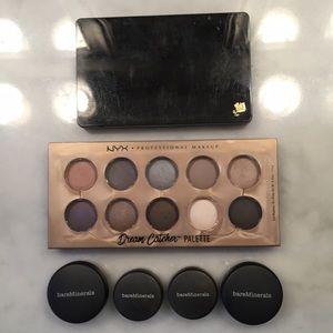 Lancôme NYX Bare Minerals eye shadows palettes